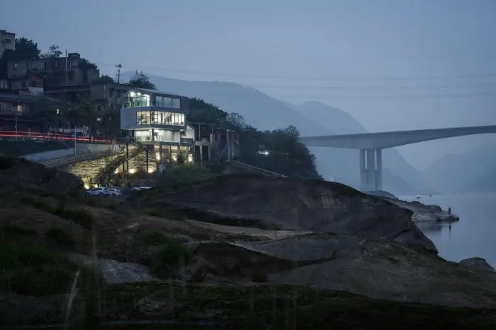 BIM Architecture | Lingjiang Yidu · Sansheng Chedu Service Station/Yueji Architectural Design Firm