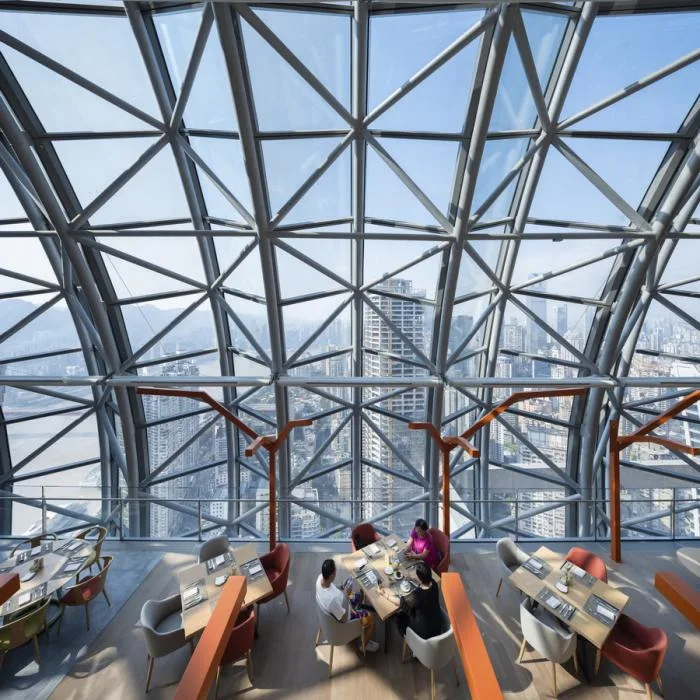 BIM Architecture | City Cover Level New Landmark - Chongqing Raffles/Safdi Architecture Firm