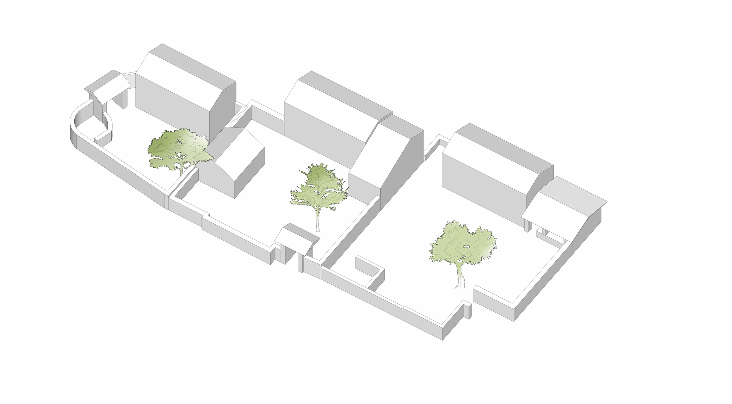 BIM Architecture | Taiyue Courtyard - Mint Homestay/Sanwen Architecture