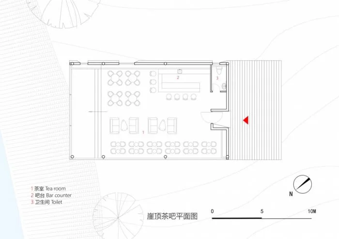 BIM Architecture | 809 Arsenal Site Renovation - Cliff Top Tea Bar/Sanwen Architecture