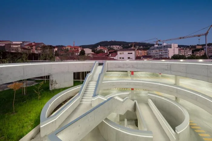 BIM Architecture | Rotating Underground 'Gyroscope': Car Park 'Caldeiroa'/Pitagoras Group