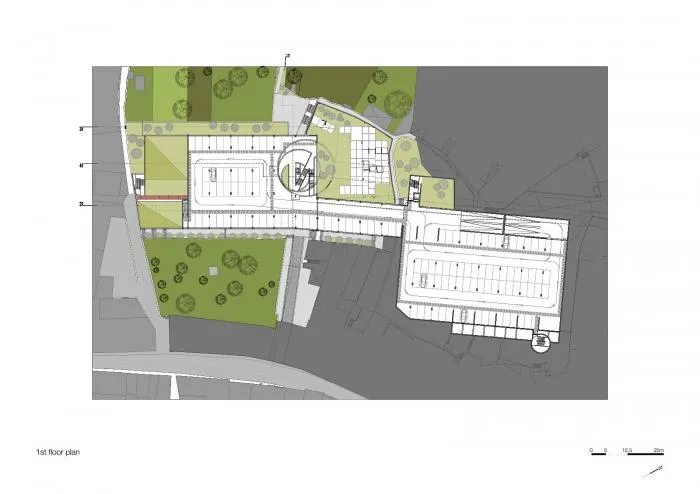 BIM Architecture | Rotating Underground 'Gyroscope': Car Park 'Caldeiroa'/Pitagoras Group