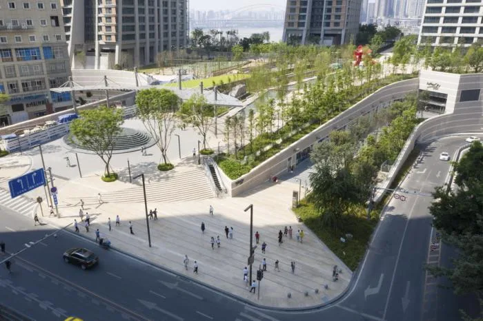 BIM Architecture | City Cover Level New Landmark - Chongqing Raffles/Safdi Architecture Firm