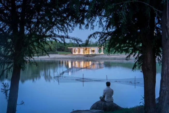 BIM Architecture | Xianghu Dingshan Island Station 'Screen Pavilion'/Planting Field Architecture
