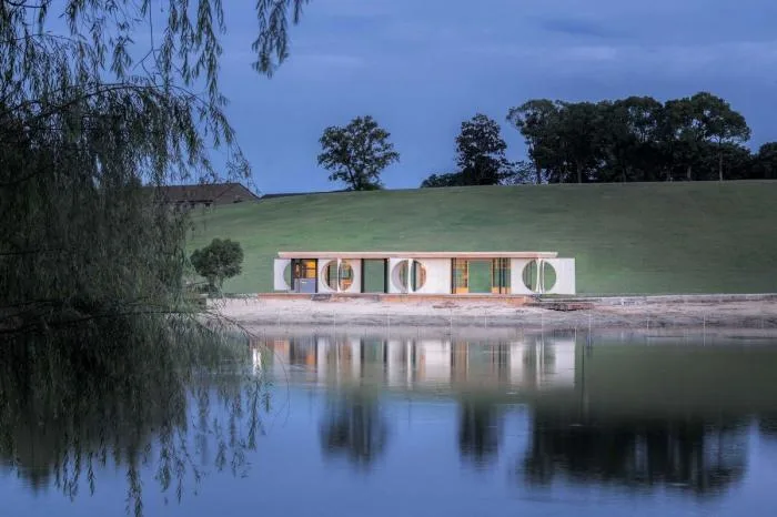 BIM Architecture | Xianghu Dingshan Island Station 'Screen Pavilion'/Planting Field Architecture