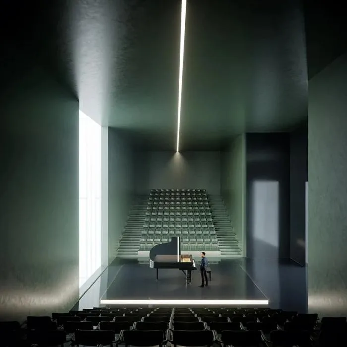 BIM Architecture | Floating White 'Lighthouse' in Space: Banja Luka Cultural Complex/Cosmos