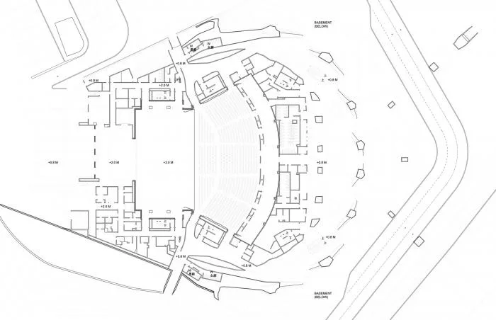 BIM Architecture | Inspired by Flowing Crystal Geometry - Taipei Music Center/RUR Architecture DPC