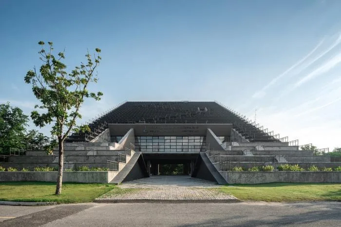 BIM Architecture | Thailand Ministry of Agriculture Golden Jubilee Museum, 'Fallen' Building/Plan Architect