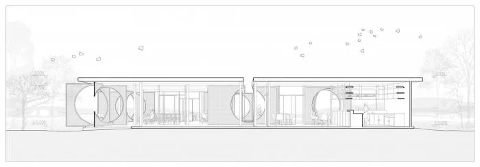 BIM Architecture | Xianghu Dingshan Island Station 'Screen Pavilion'/Planting Field Architecture