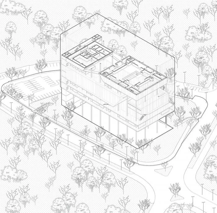 BIM Architecture | Floating White 'Lighthouse' in Space: Banja Luka Cultural Complex/Cosmos