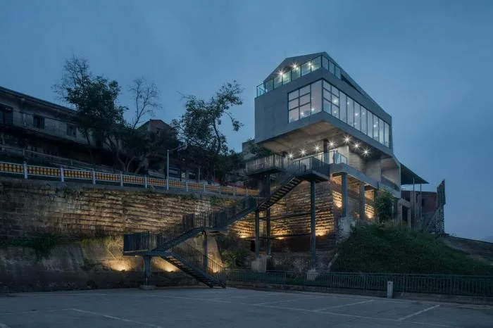 BIM Architecture | Lingjiang Yidu · Sansheng Chedu Service Station/Yueji Architectural Design Firm