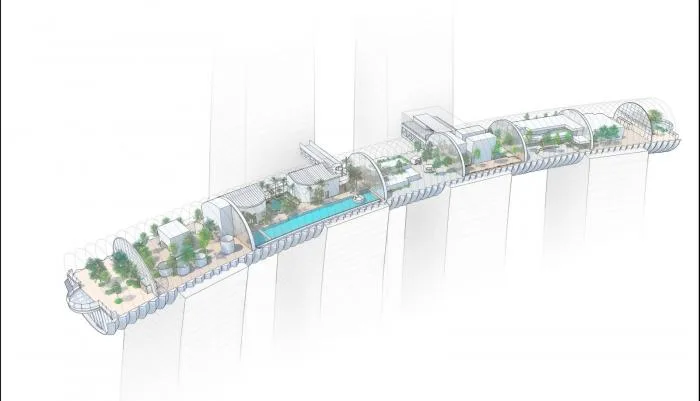 BIM Architecture | City Cover Level New Landmark - Chongqing Raffles/Safdi Architecture Firm