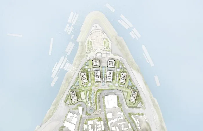 BIM Architecture | City Cover Level New Landmark - Chongqing Raffles/Safdi Architecture Firm