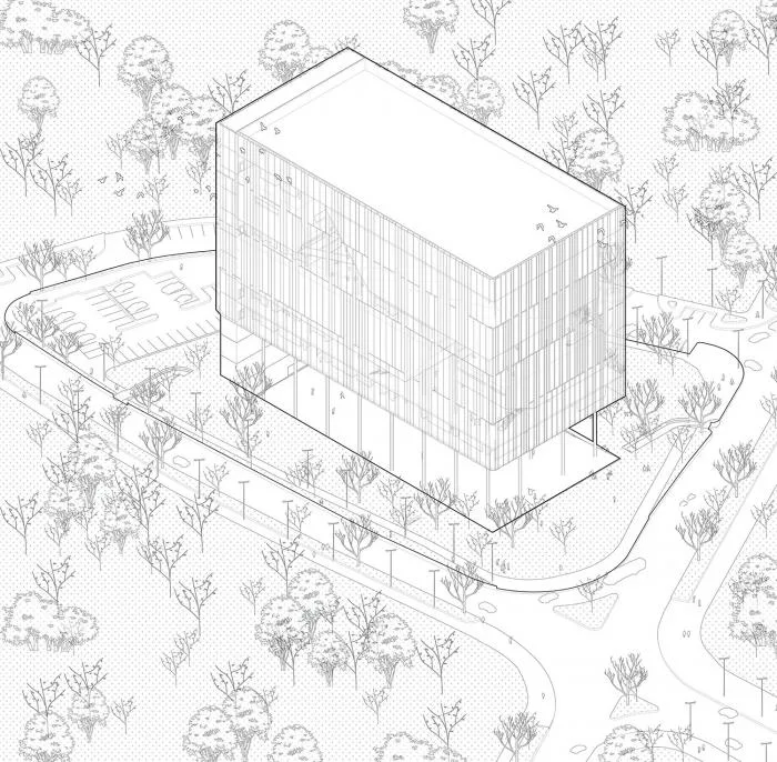 BIM Architecture | Floating White 'Lighthouse' in Space: Banja Luka Cultural Complex/Cosmos