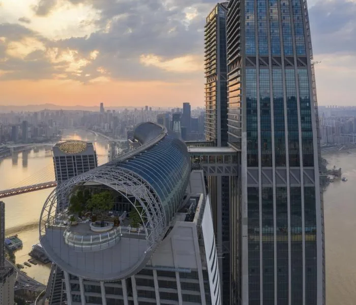 BIM Architecture | City Cover Level New Landmark - Chongqing Raffles/Safdi Architecture Firm