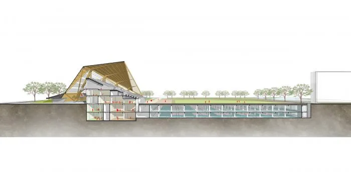 BIM Architecture | Shandong University Baotu Spring Campus Stadium Renovation Design Scheme/Tianjin University Architectural Design and Research Institute Design Third Institute