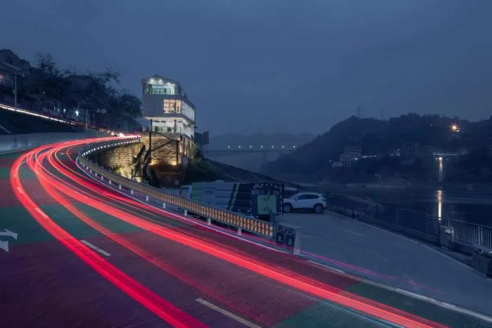 BIM Architecture | Lingjiang Yidu · Sansheng Chedu Service Station/Yueji Architectural Design Firm
