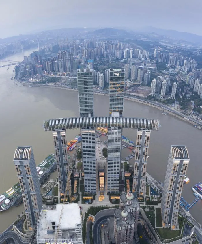 BIM Architecture | City Cover Level New Landmark - Chongqing Raffles/Safdi Architecture Firm