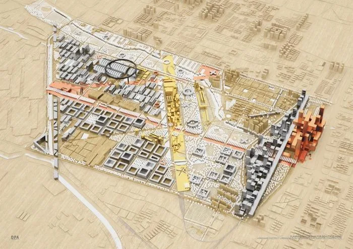 BIM Architecture | 'Industrial Heritage Transformation and Revitalization' - First Prize Proposal for Handan Iron and Steel Area Urban Design