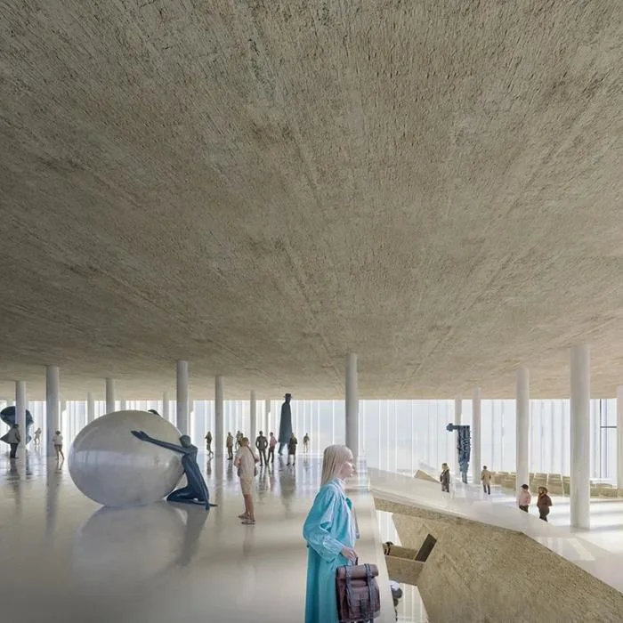 BIM Architecture | Floating White 'Lighthouse' in Space: Banja Luka Cultural Complex/Cosmos
