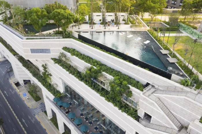 BIM Architecture | City Cover Level New Landmark - Chongqing Raffles/Safdi Architecture Firm