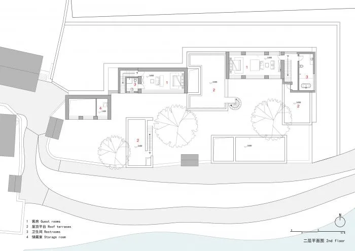 BIM Architecture | Taiyue Courtyard - Mint Homestay/Sanwen Architecture