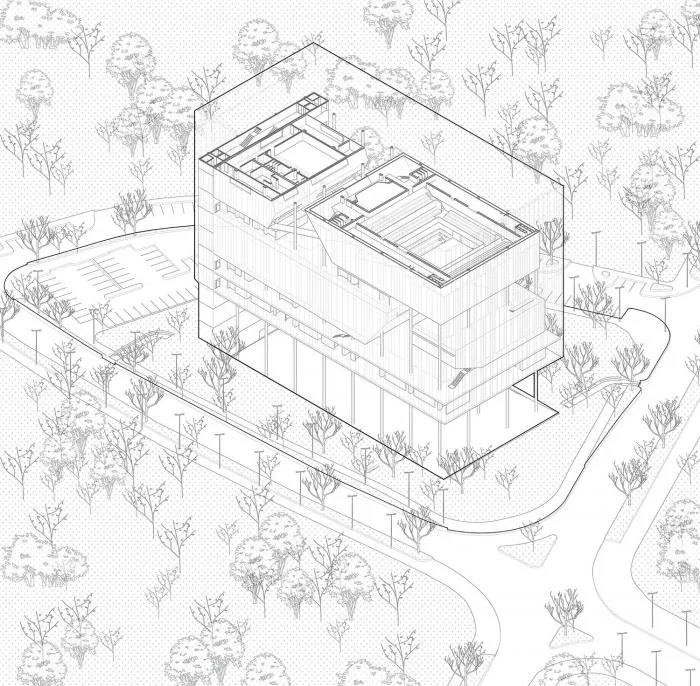 BIM Architecture | Floating White 'Lighthouse' in Space: Banja Luka Cultural Complex/Cosmos