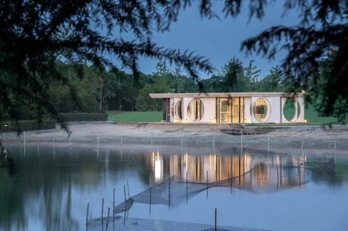 BIM Architecture | Xianghu Dingshan Island Station 'Screen Pavilion'/Planting Field Architecture