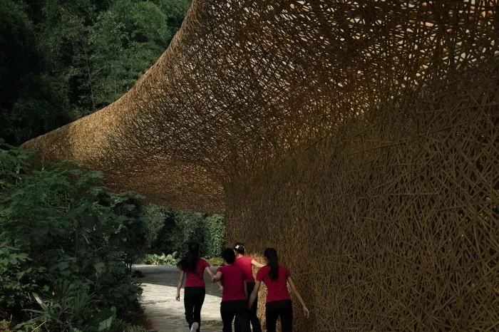 BIM Architecture | Bamboo Grove Pavilion, Terrace, and Tower/Narrative Architecture Design