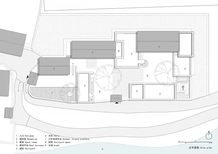 BIM Architecture | Taiyue Courtyard - Mint Homestay/Sanwen Architecture