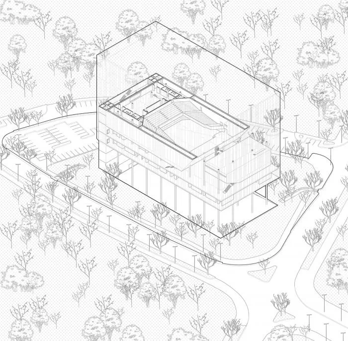 BIM Architecture | Floating White 'Lighthouse' in Space: Banja Luka Cultural Complex/Cosmos