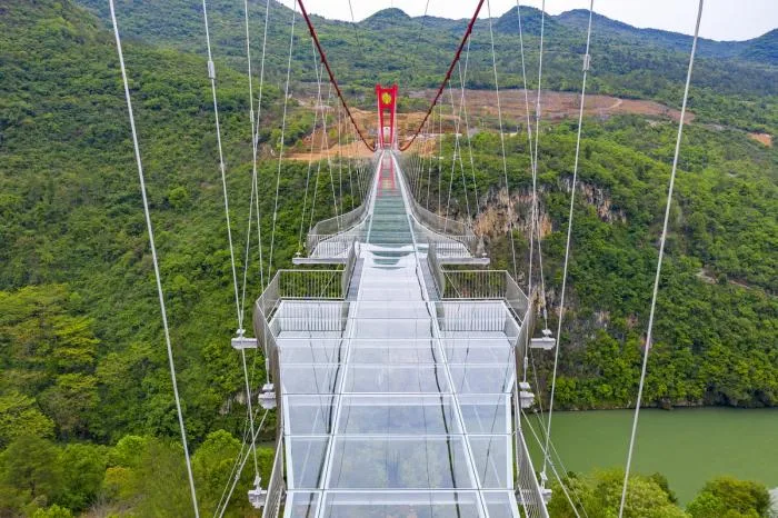 BIM Architecture | Cangyu Mirror Gallery, Huangchuan Three Gorges Qingtian Glass Bridge/Zhejiang University Architectural Design and Research Institute