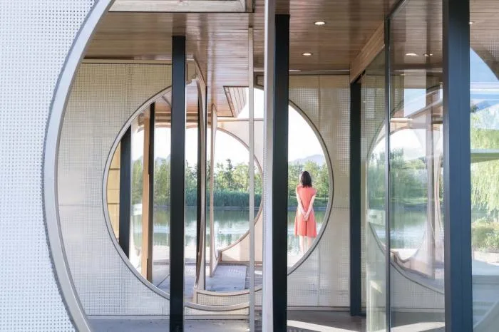 BIM Architecture | Xianghu Dingshan Island Station 'Screen Pavilion'/Planting Field Architecture