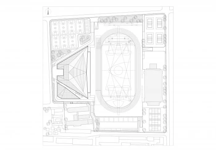 BIM Architecture | Shandong University Baotu Spring Campus Stadium Renovation Design Scheme/Tianjin University Architectural Design and Research Institute Design Third Institute