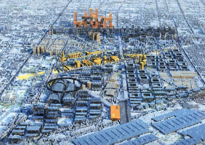 BIM Architecture | 'Industrial Heritage Transformation and Revitalization' - First Prize Proposal for Handan Iron and Steel Area Urban Design