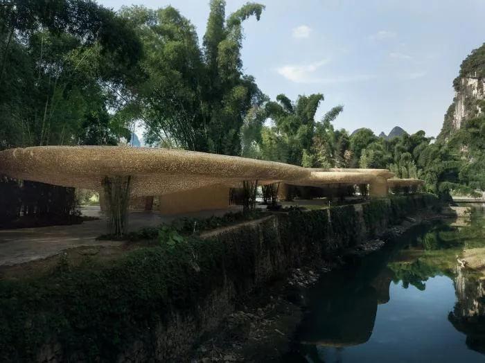 BIM Architecture | Bamboo Grove Pavilion, Terrace, and Tower/Narrative Architecture Design