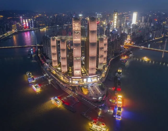 BIM Architecture | City Cover Level New Landmark - Chongqing Raffles/Safdi Architecture Firm