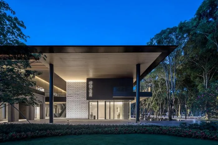 BIM Architecture | China Resources Xiyuan Yuefu Living Hall/Cube Design