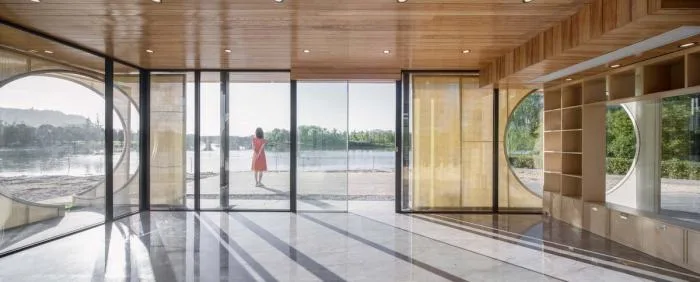 BIM Architecture | Xianghu Dingshan Island Station 'Screen Pavilion'/Planting Field Architecture