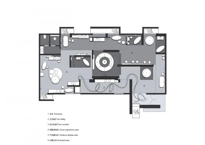 BIM Architecture | Clues Through Time: Elonda Bathroom Exhibition Hall/Tuowei Design