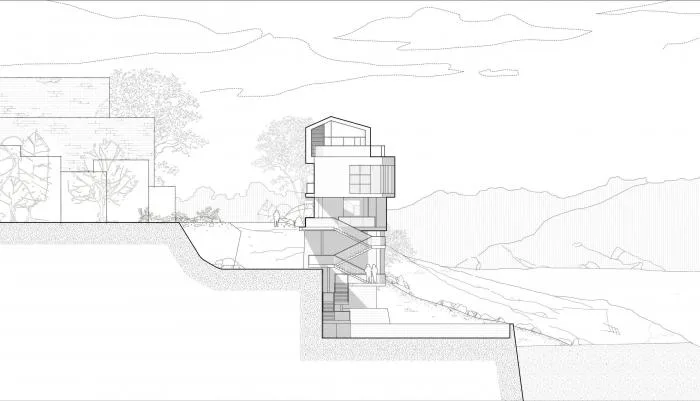 BIM Architecture | Lingjiang Yidu · Sansheng Chedu Service Station/Yueji Architectural Design Firm