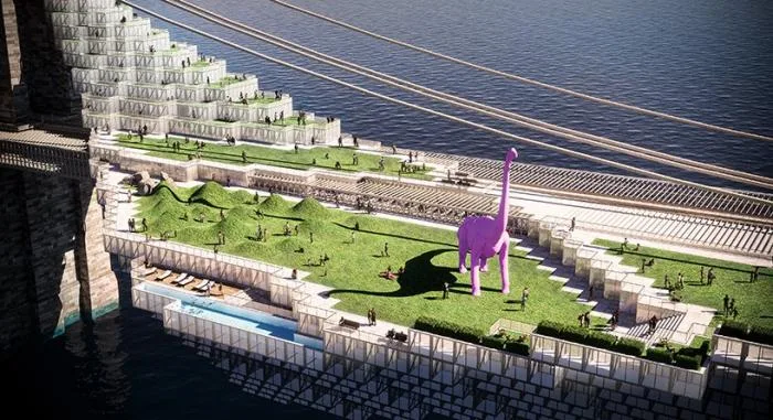 BIM Architecture | Brooklyn Cliff: Livable Bridges/Daniel Gillen