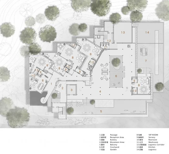 BIM Architecture | Highland Star Kitchen/Modern and Ancient Phoenix, Ye Hui