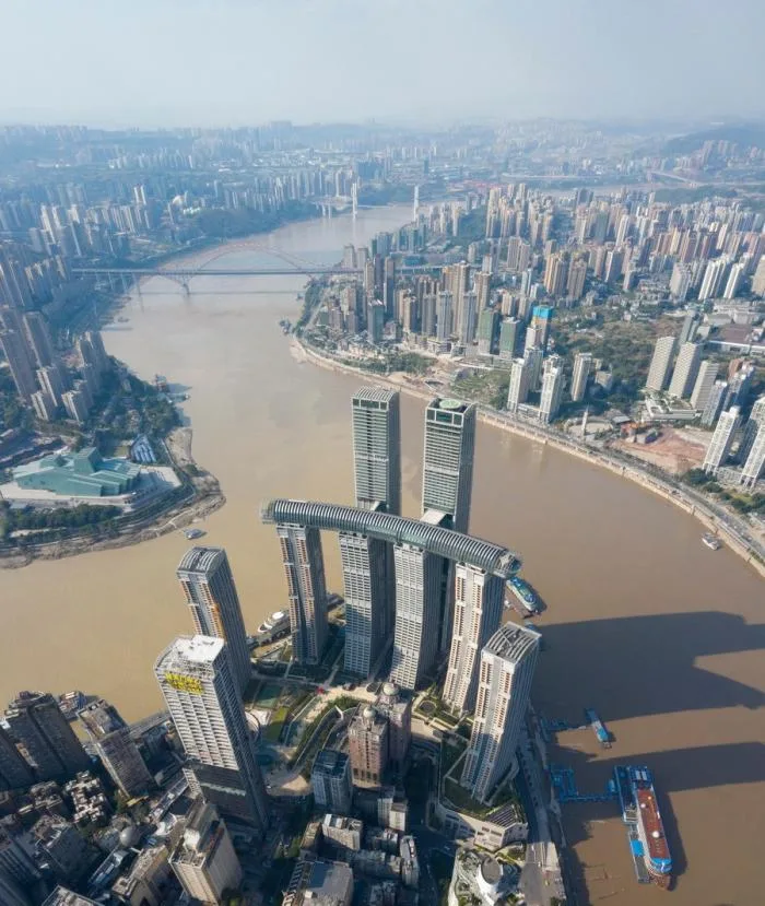 BIM Architecture | City Cover Level New Landmark - Chongqing Raffles/Safdi Architecture Firm