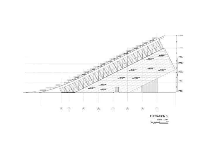 BIM Architecture | Thailand Ministry of Agriculture Golden Jubilee Museum, 'Fallen' Building/Plan Architect