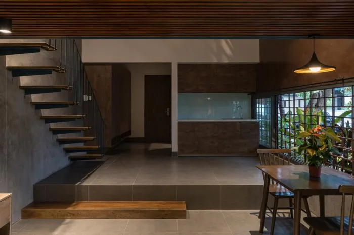 BIM Architecture | Vietnam Dian Apartment, Street Corner 'Room in the Building'/H.2
