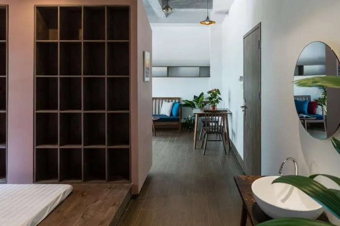 BIM Architecture | Vietnam Dian Apartment, Street Corner 'Room in the Building'/H.2