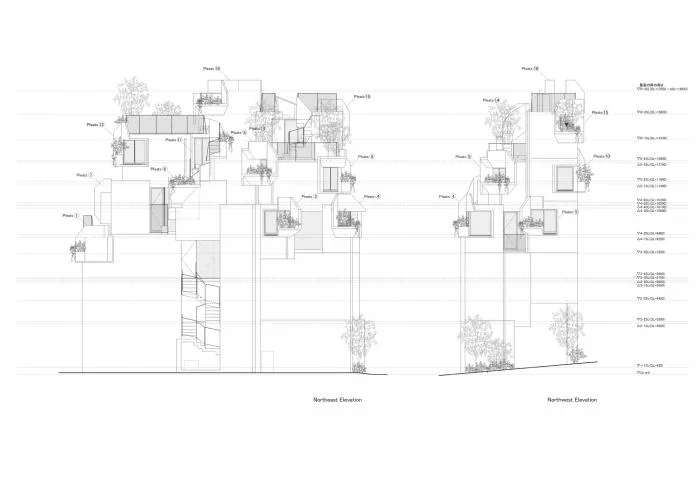BIM Architecture | Growing and Extending Like Trees: Toyoshima Gallery Residence/Akihisa Hirata Architects, Japan