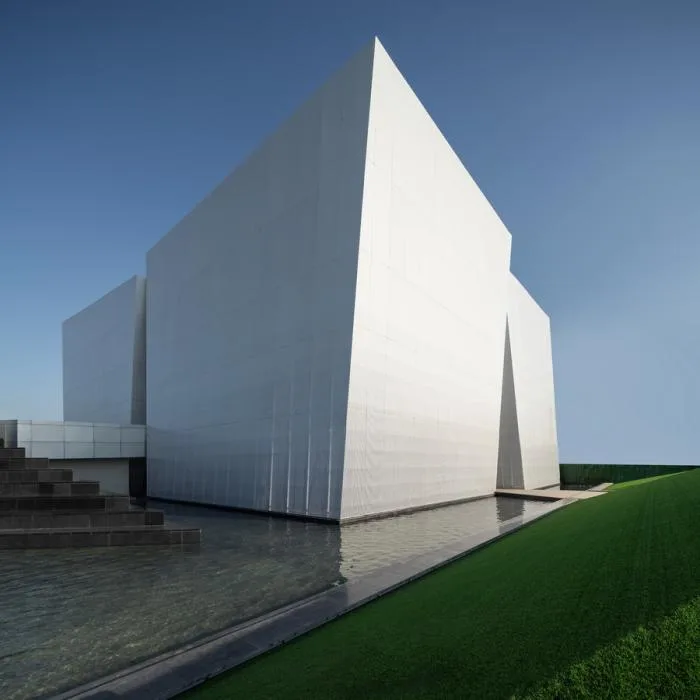 BIM Architecture | White Marble in the wilderness - Shuifa · Information Town Industry Exhibition Center/aoe | Construction Team