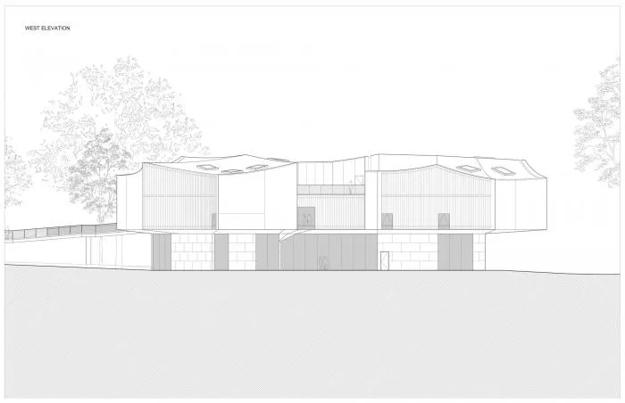 BIM Architecture | Lightly Flying, Born Around Ancient Trees, Went Visual Arts Building/Steven Hall Architects